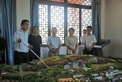 宝鸡市市委常委宣传部部长马鲜萍一行在雍州灵山景区调研