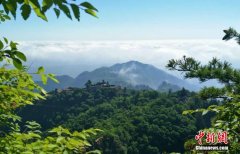 “道源圣地”崆峒山夏日云海烟波浩渺