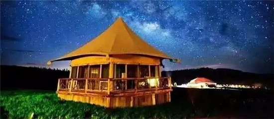 格拉丹草原的星空