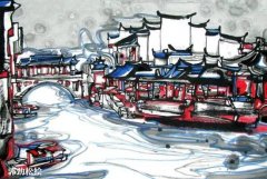 手绘安徽旅游景点 真正美如画